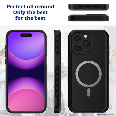iPhone 15 Heavy-Duty Shockproof Case Cover - Best Quality, Flexible & Tough, Stain-Resistant, Lightweight & MagSafe Compatible